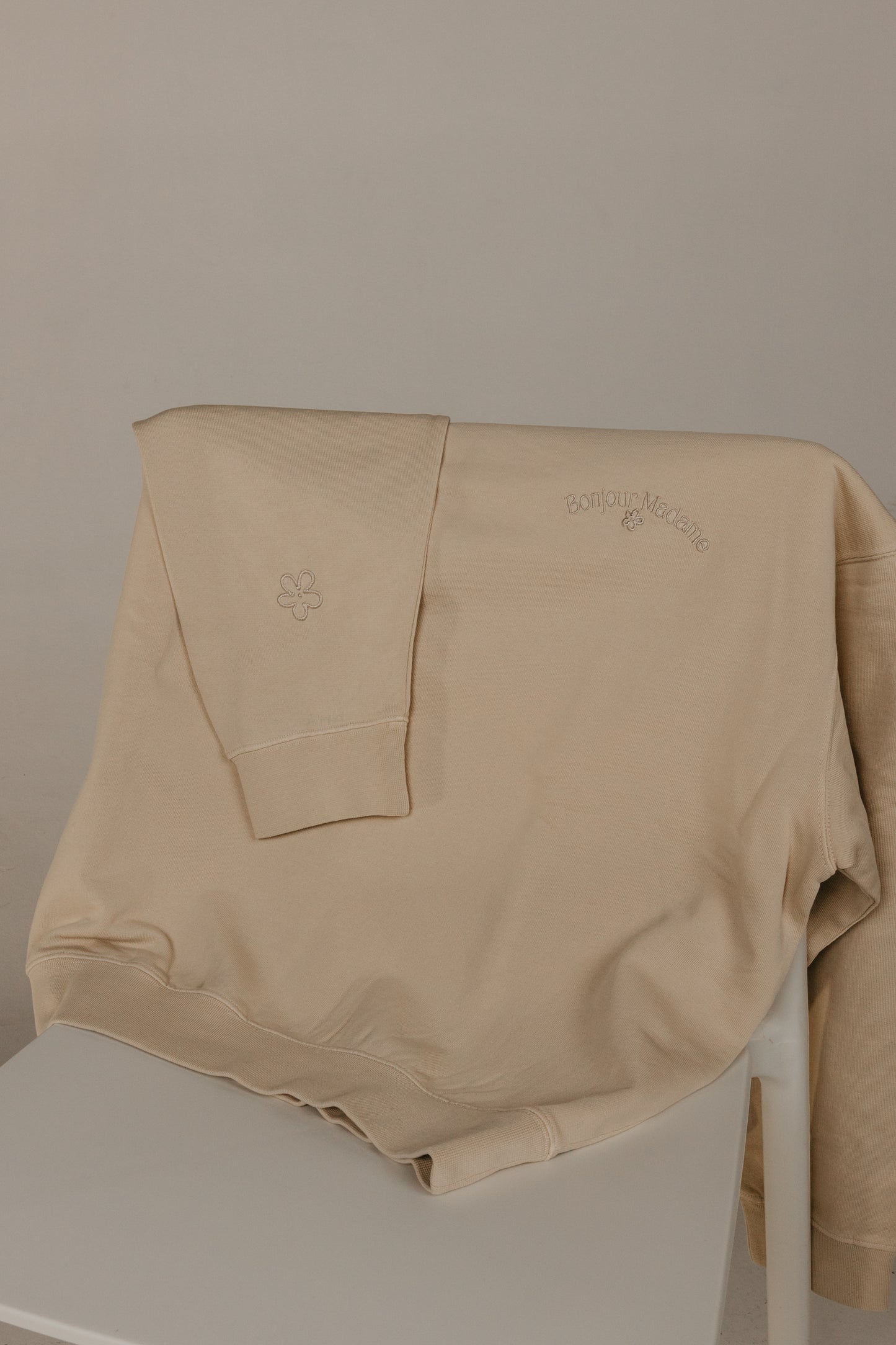 Sweatshirt Bonjour Madame - Mocha