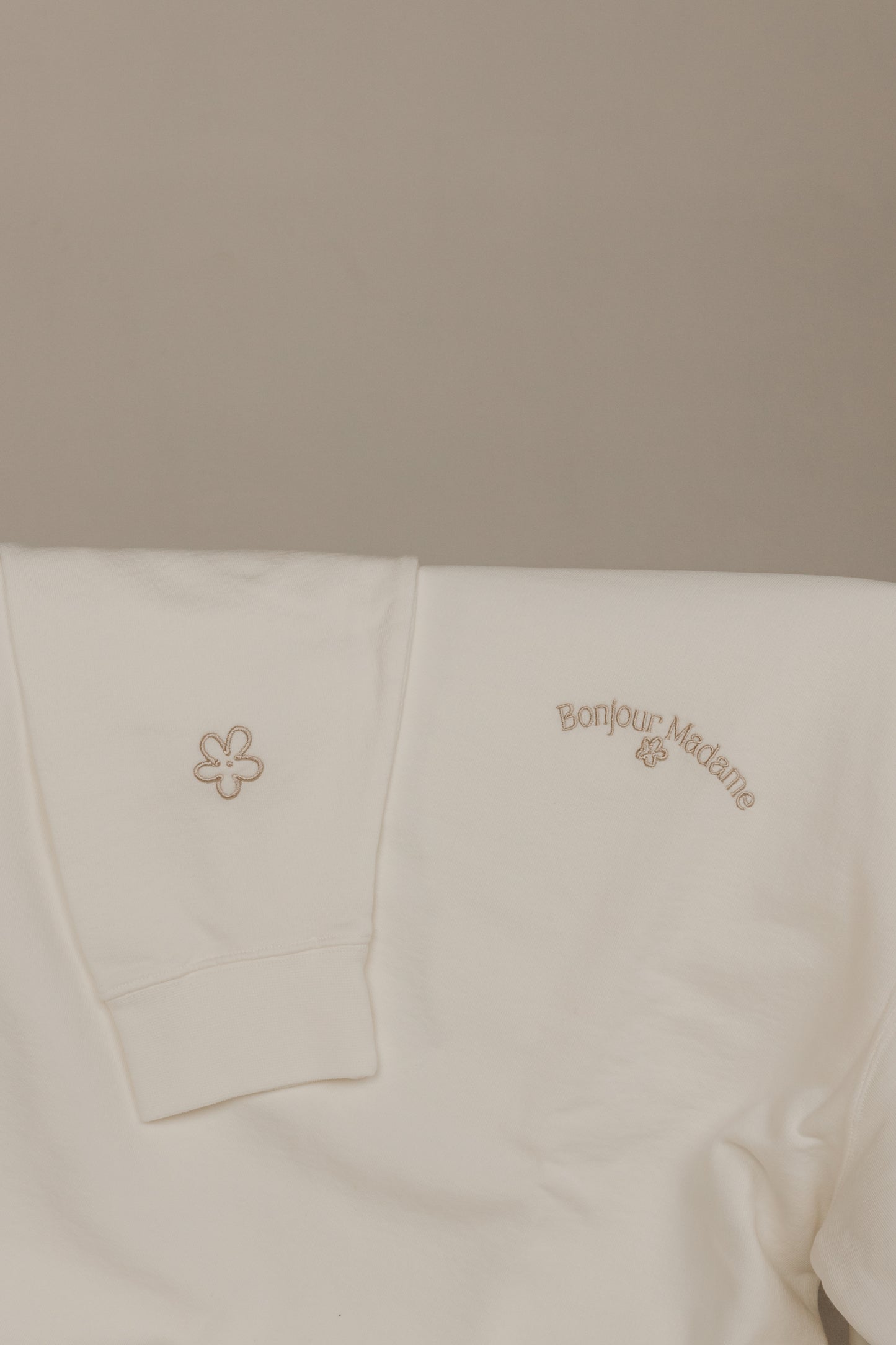Sweatshirt Bonjour Madame - Coconut