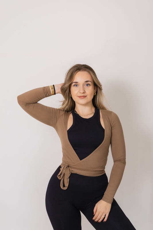 Top Cruzado Ballet - Toffee