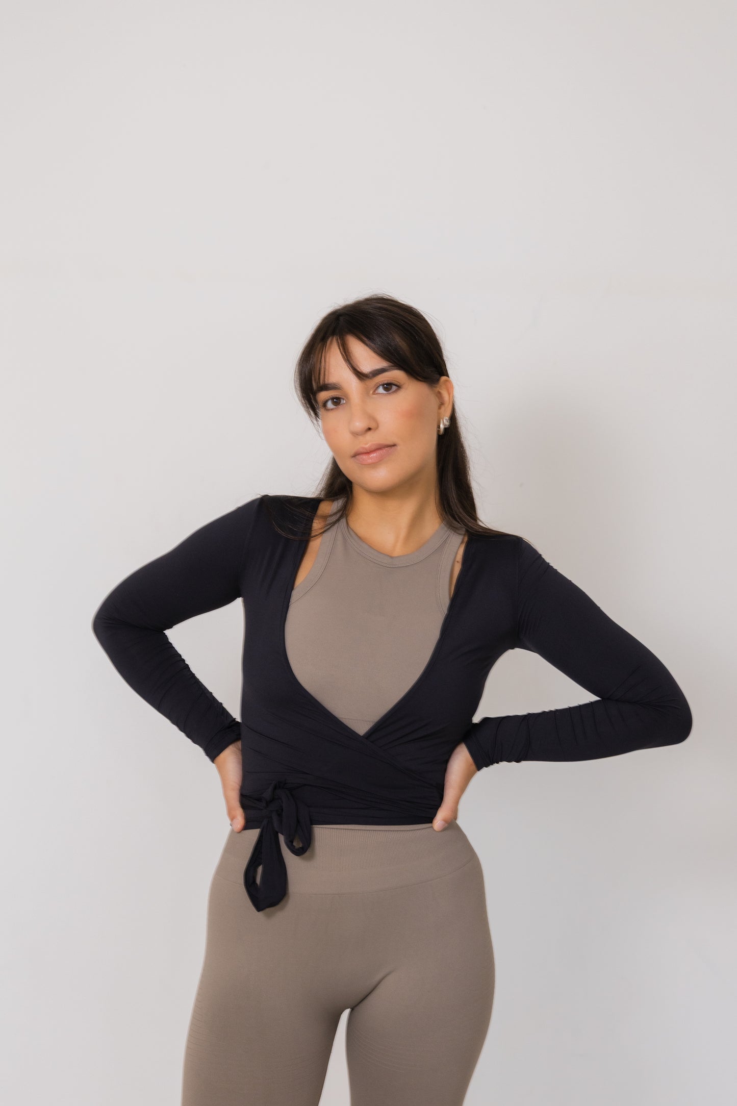 Top Cruzado Ballet - Preto
